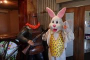 Easter Bunny with Ned Kelly